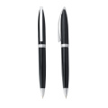 Smooth Writing High Quality Bloss Black Metal Ballpoint Point avec Custom Logo Grave